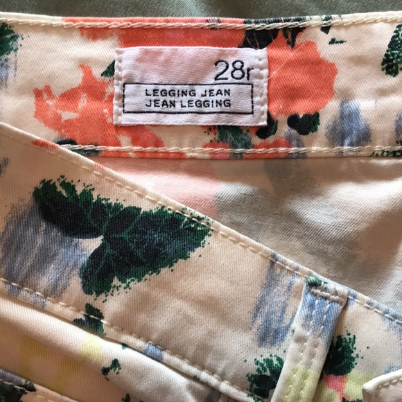 Gap 1969 Floral Jean Legging, Size 28r - Picture 10 of 11